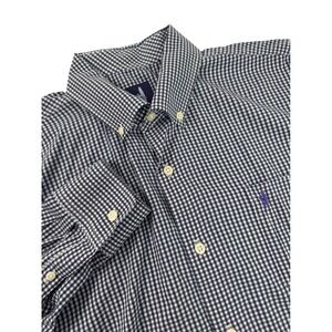 Johnnie-O Performance Gingham Button Down Shirt Long Sleeve Casual Mens XL‎